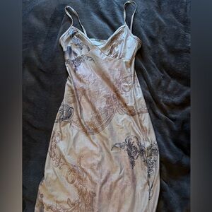 Size small, dusty pink/ beige dress